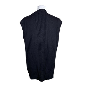 Unisex Busnel - Kootud vest, suurus 38 - Must (2)
