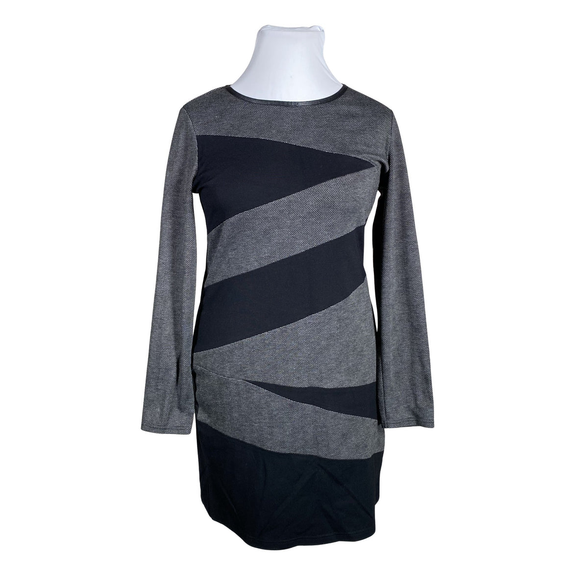 Unisex Esprit - Trikotaažist kleit, suurus 42 - Hall (1)