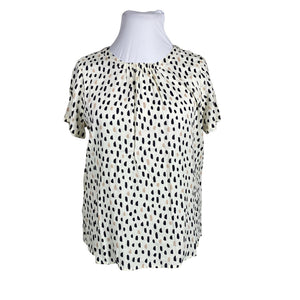 Unisex Gerry Weber - Lühikeste käistega pluus, suurus 42 - Looduslik valge (1)