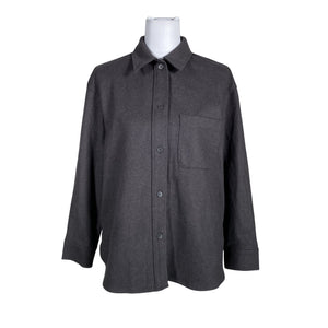 Unisex Uniqlo - Flanellsärk, suurus 38 - Hall (1)