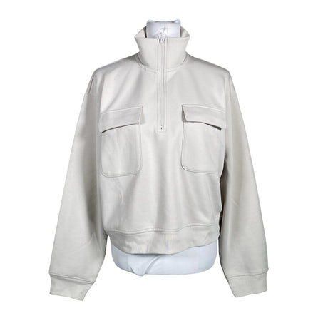 Unisex Uniqlo - Dressikangast pluus, suurus 40 - Beige ()