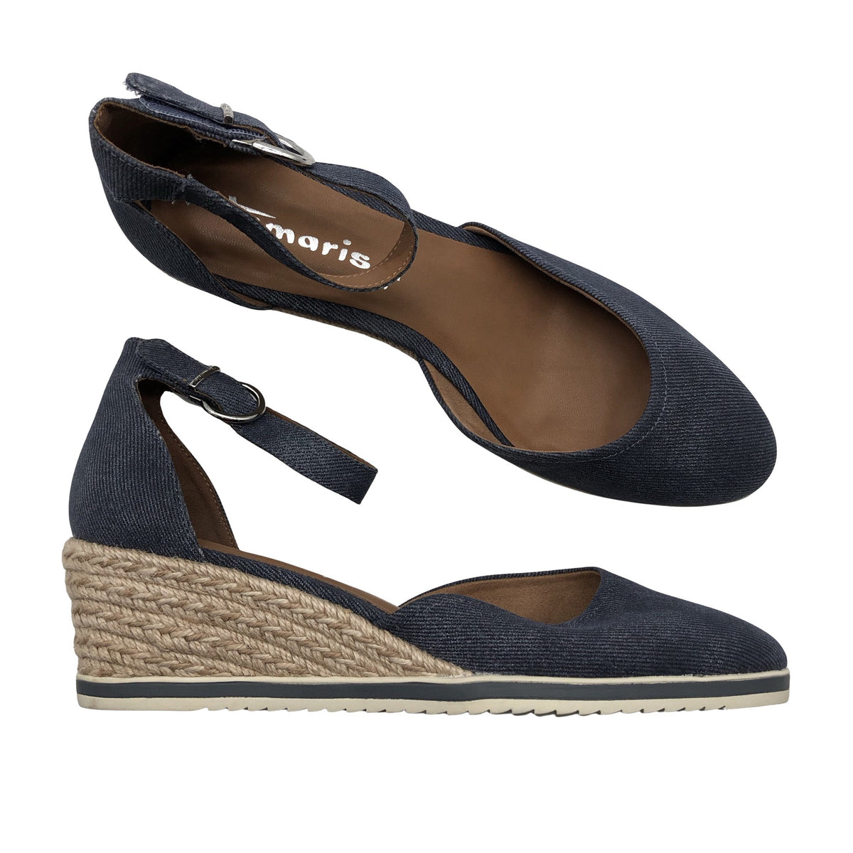 Unisex Tamaris - Kiilkontsaga rihmikud, suurus 40 - Sinine (1)