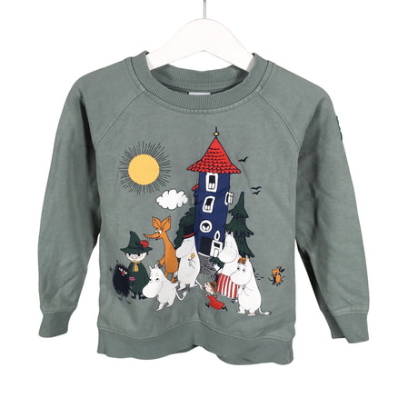 Unisex Polarn O. Pyret - Dressikangast pluus, suurus 98 - 104 - Roheline ()