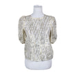 Unisex Holly & Whyte by Lindex - Lühikeste käistega pluus, suurus 36 - Beige ()