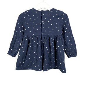 Unisex Polarn O. Pyret - Trikotaažist tuunika, suurus 80 - 86 - Sinine (2)
