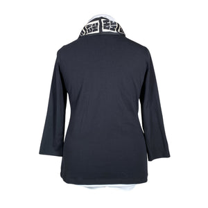 Unisex Carolina Herrera - Trikotaažist pluus, suurus 42 - Must (3)