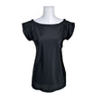 Unisex La Famiglia - Lühikeste käistega pluus, suurus 38 - Must ()