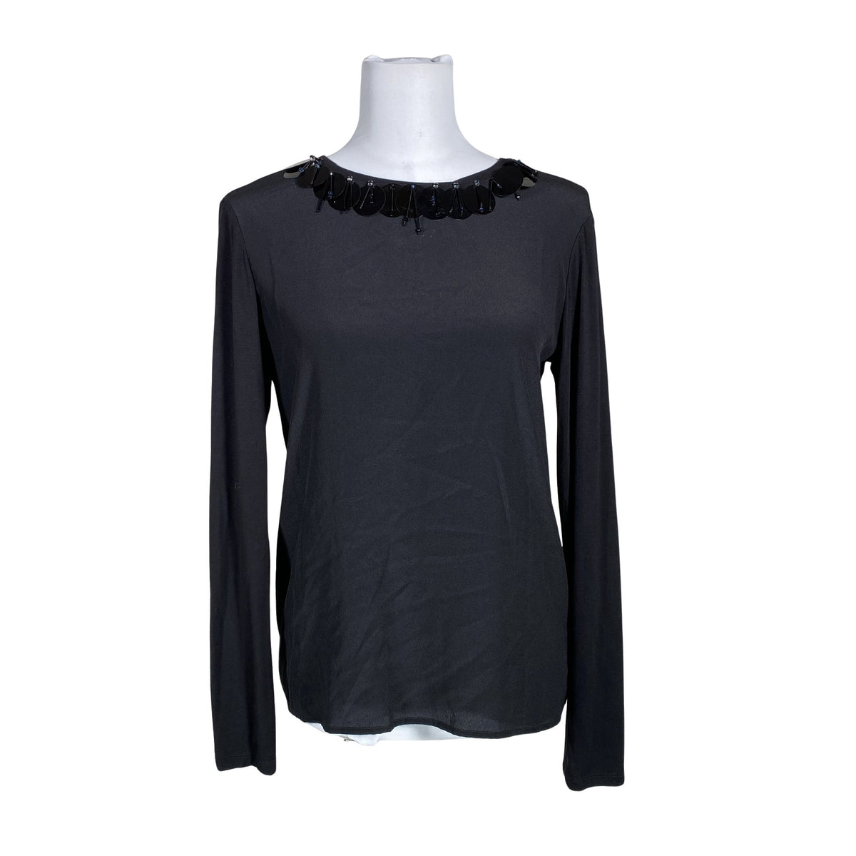Unisex Weekend by MaxMara - Trikotaažist pluus, suurus 38 - Must (1)