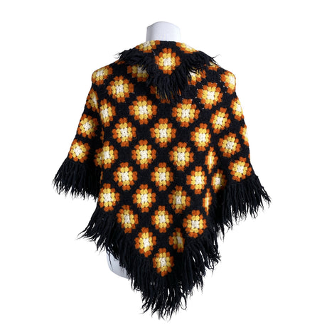 Unisex Handmade - Pontšo, suurus Ei kokoa - Oranž (2)