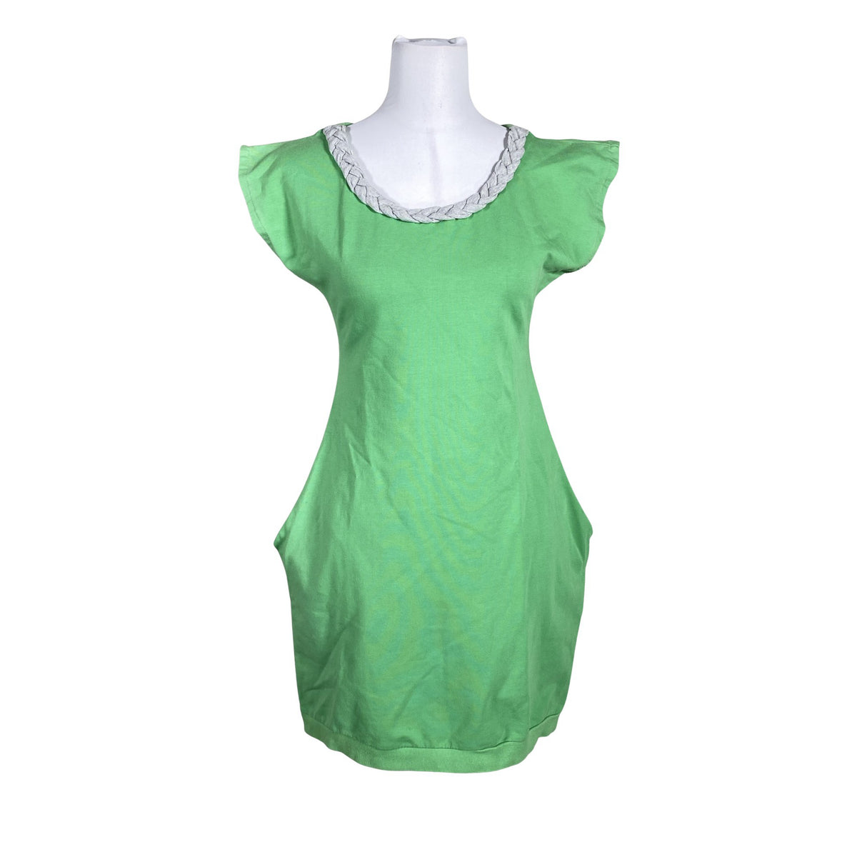 Unisex Nopsu Popsu - Trikotaažist kleit, suurus 38 - Roheline (1)