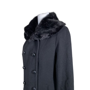 Unisex Hansmark - Villane mantel, suurus 38 - Must (2)