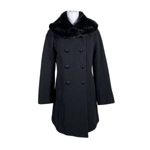Unisex Hansmark - Villane mantel, suurus 38 - Must (1)