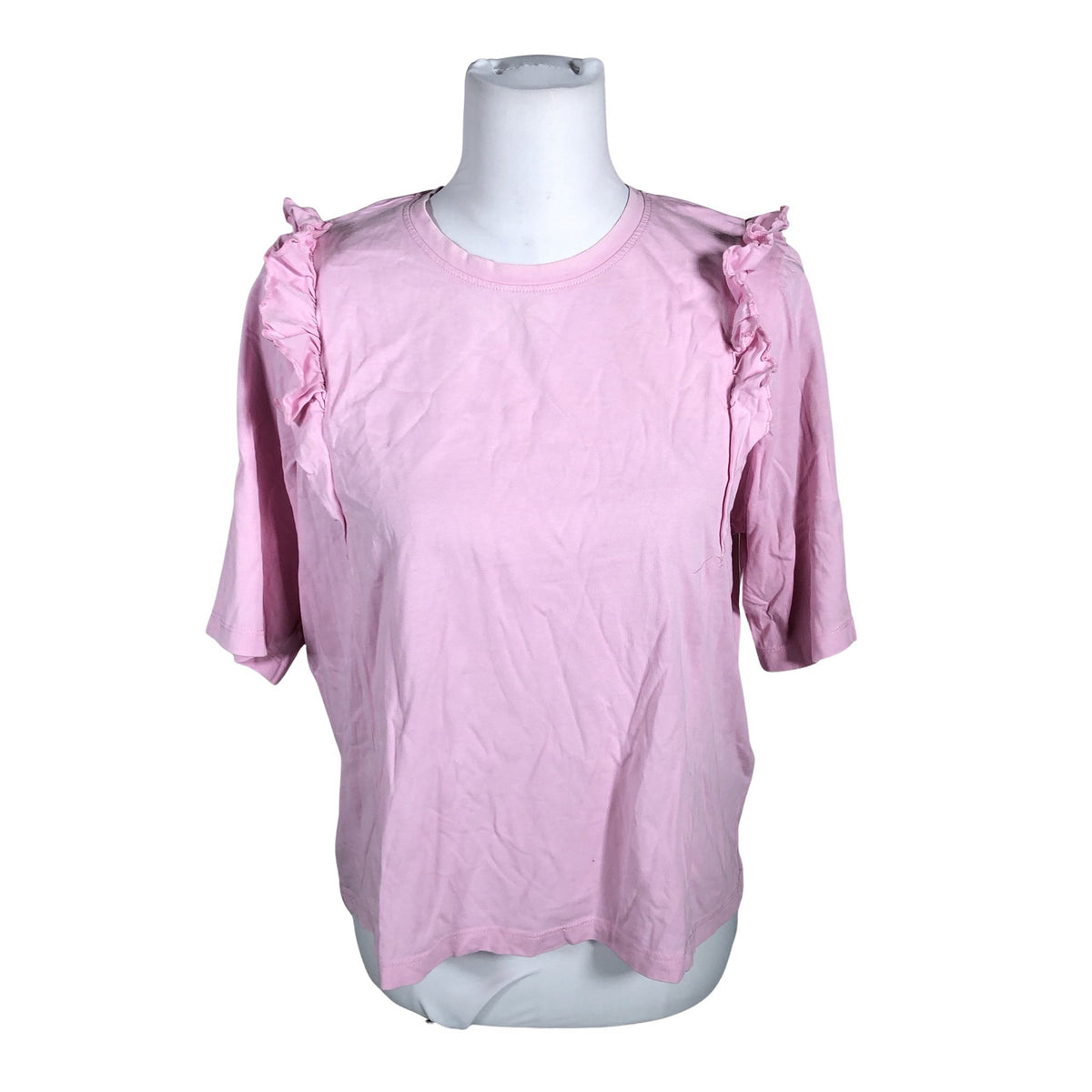 Unisex Selected - Trikotaažist pluus, suurus 40 - Heleroosa (1)