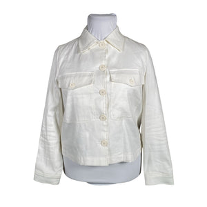 Unisex Benetton - Teksasärk, suurus 36 - Looduslik valge (1)
