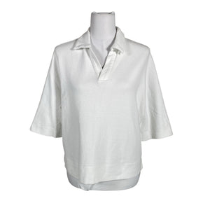 Unisex Opus - Trikotaažist pluus, suurus 40 - Valge (1)