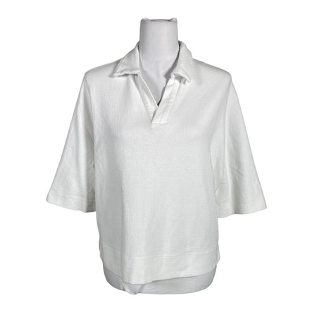 Unisex Opus - Trikotaažist pluus, suurus 40 - Valge ()