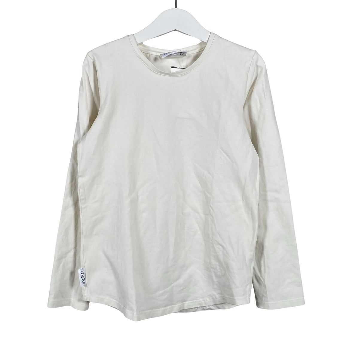 Unisex Gugguu - Trikotaažist pluus, suurus 122 - 128 - Valge (1)