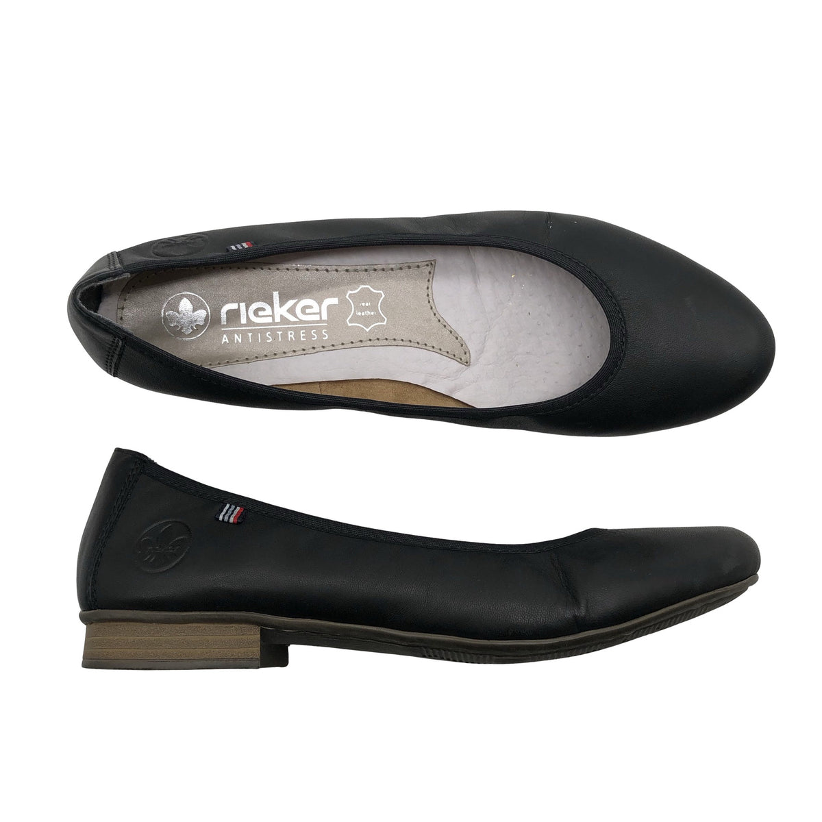 Unisex Rieker - Baleriinad, suurus 40 - Must (1)