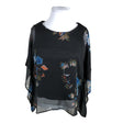Unisex O.I.S - Lühikeste käistega pluus, suurus 42 - Must ()