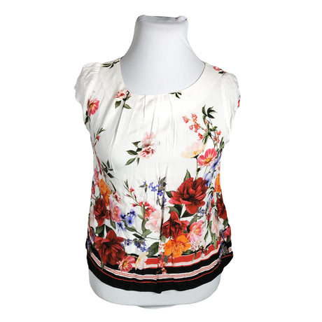 Unisex Billie&Blossom - Lühikeste käistega pluus, suurus 42 - Valge ()