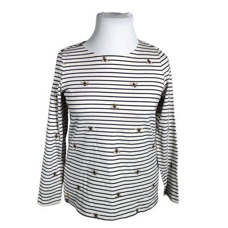 Unisex Joules - Trikotaažist pluus, suurus 42 - Valge ()