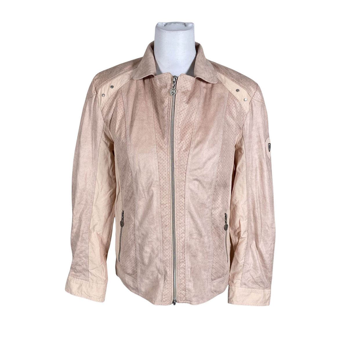 Unisex Barbara Lebek - Nahktagi, suurus 40 - Heleroosa (1)