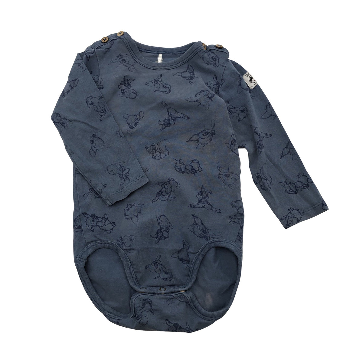 Unisex Polarn O. Pyret - Bodi, suurus 62 - 68 - Sinine (1)