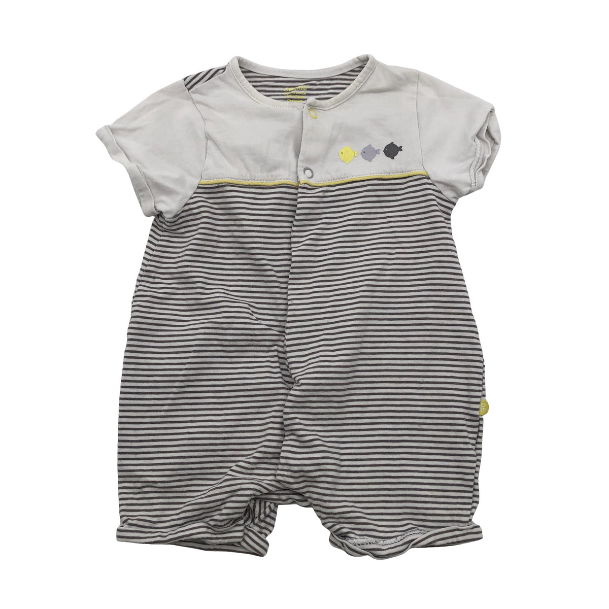Unisex Obaïbi - Lühike pükskostüüm, suurus 74 - 80 - Valge (1)