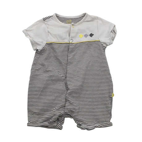 Unisex Obaïbi - Lühike pükskostüüm, suurus 74 - 80 - Valge ()