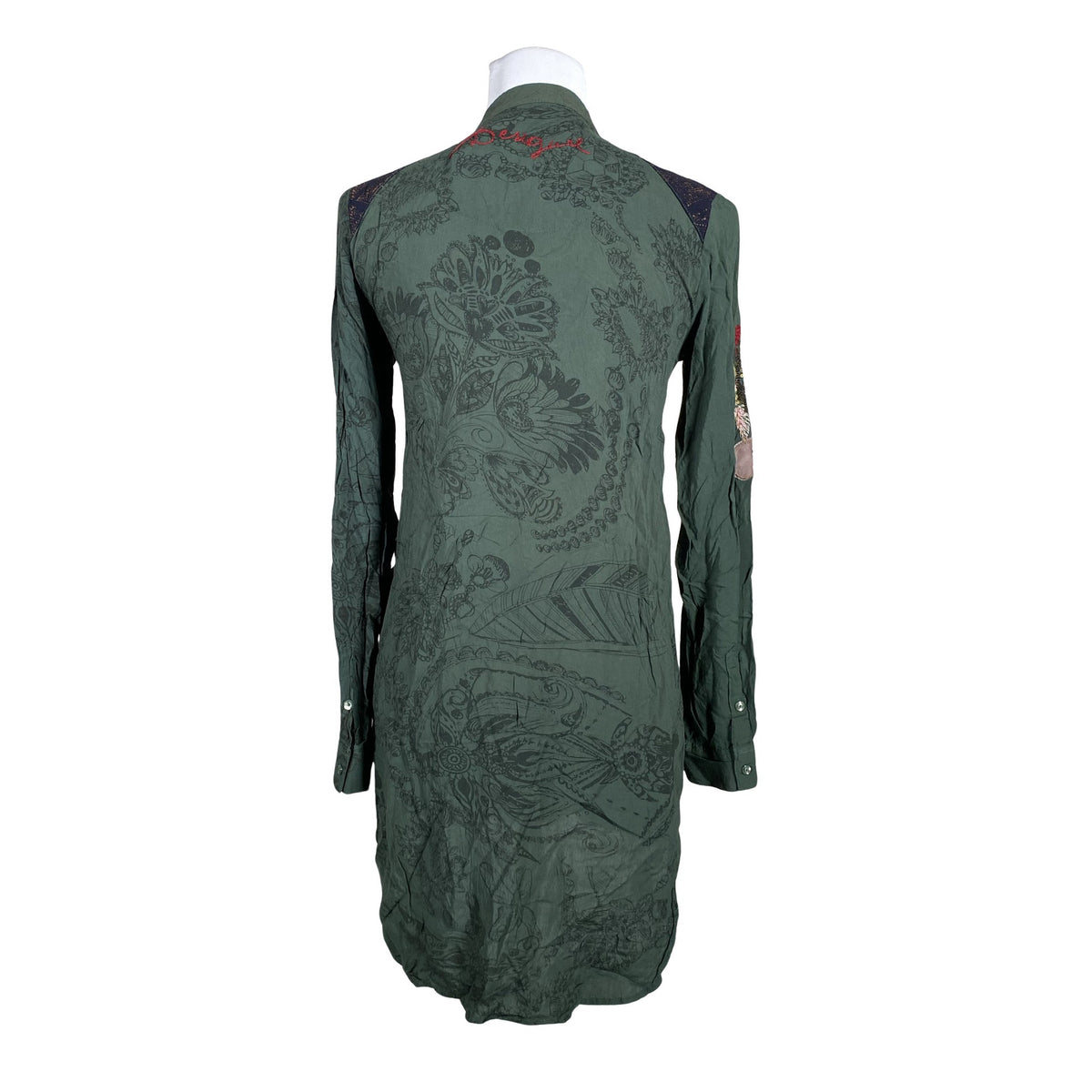 Unisex Desigual - Õhuke tuunika, suurus 34 - Roheline (2)