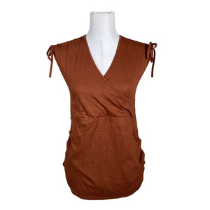 Unisex Polarn O. Pyret Maternity - Trikotaažist topp, suurus 38 - Pruun (1)