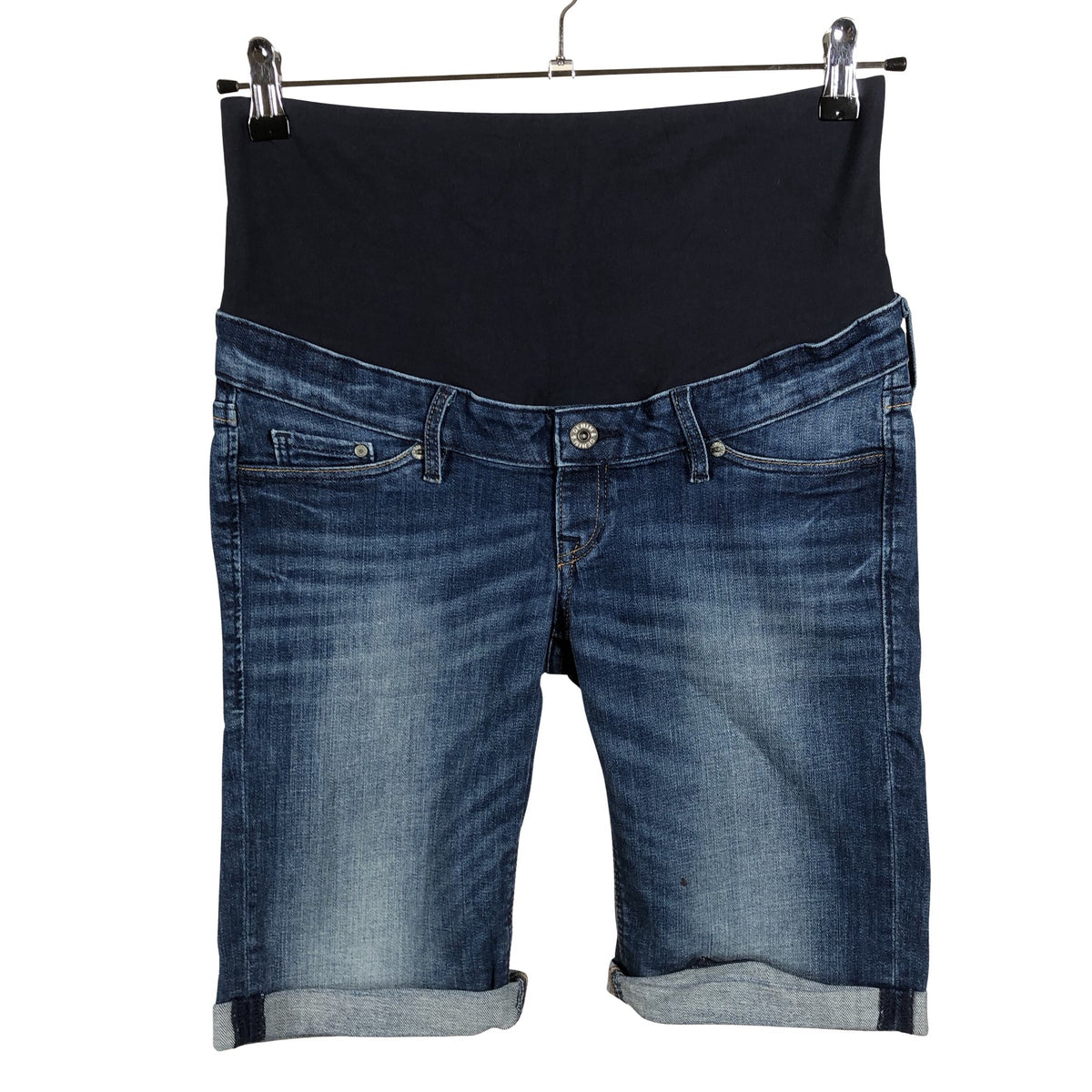 Unisex H&M Mama - Teksast lühikesed püksid, suurus 38 - Sinine (1)