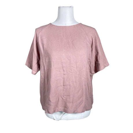 Unisex Makia - Lühikeste käistega pluus, suurus 36 - Heleroosa ()