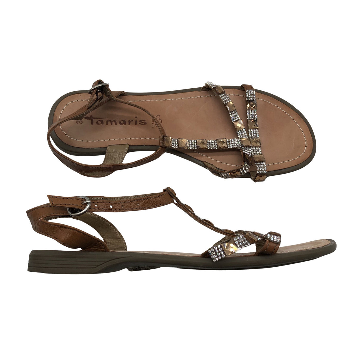 Unisex Tamaris - Rihmikud, suurus 39 - Pruun (1)