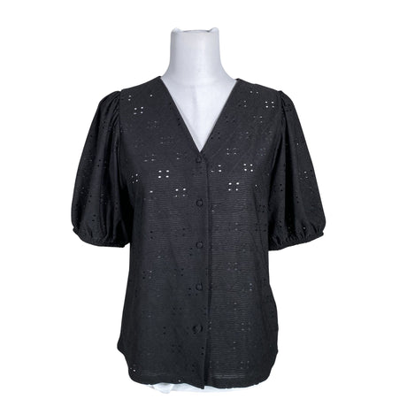 Unisex Free Quent - Trikotaažist pluus, suurus 36 - Must ()