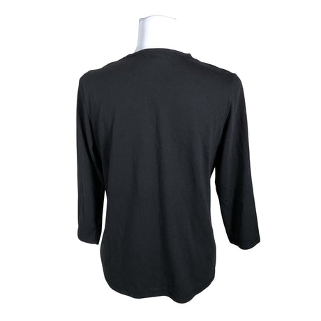 Unisex Laura Kent - Trikotaažist pluus, suurus 40 - Must (2)