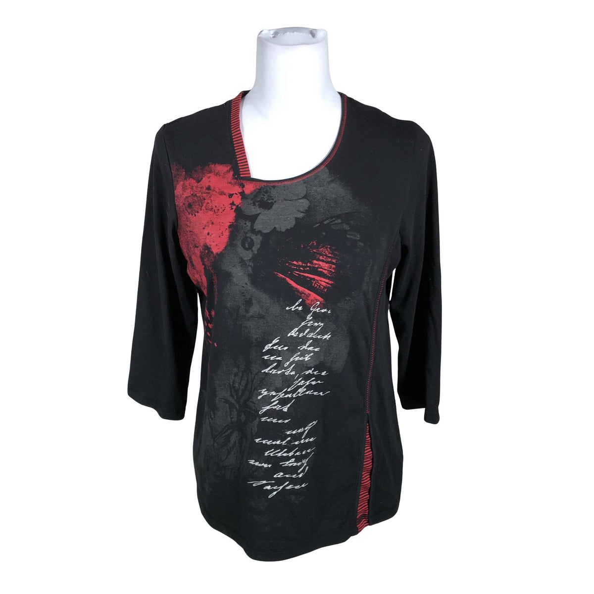 Unisex Laura Kent - Trikotaažist pluus, suurus 40 - Must (1)
