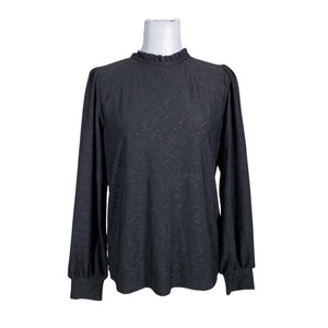 Unisex Free Quent - Trikotaažist pluus, suurus 40 - Must (1)