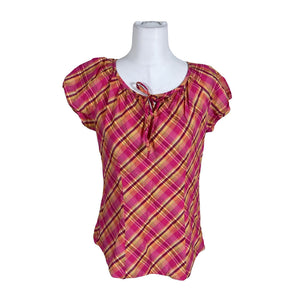 Unisex Soyaconcept - Lühikeste käistega pluus, suurus 38 - Roosa (1)
