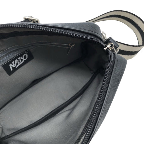 Unisex Nabo - Õlakott, suurus Mini - Must (2)