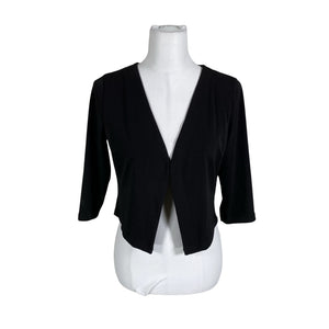 Unisex Trendy Line - Trikotaažist boolero, suurus 38 - Must (1)