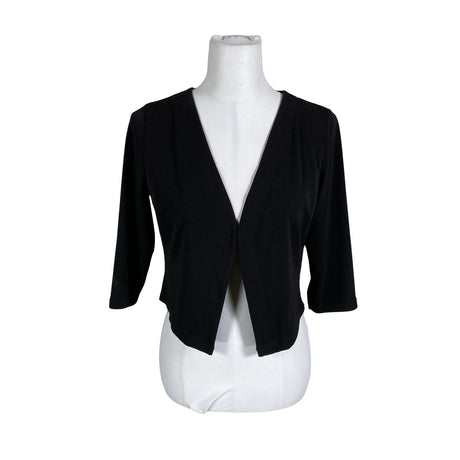 Unisex Trendy Line - Trikotaažist boolero, suurus 38 - Must ()