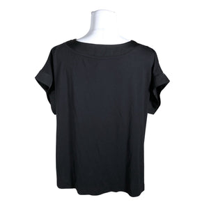 Unisex Lindex - Lühikeste käistega pluus, suurus 40 - Must (2)