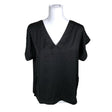Unisex Lindex - Lühikeste käistega pluus, suurus 40 - Must ()