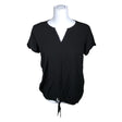 Unisex Opus - Lühikeste käistega pluus, suurus 40 - Must ()