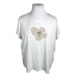 Unisex Fransa - T-särk, suurus 44 - Valge ()