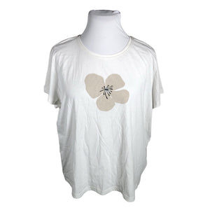 Unisex Fransa - T-särk, suurus 44 - Valge (1)