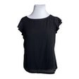 Unisex Comma - Lühikeste käistega pluus, suurus 44 - Must ()