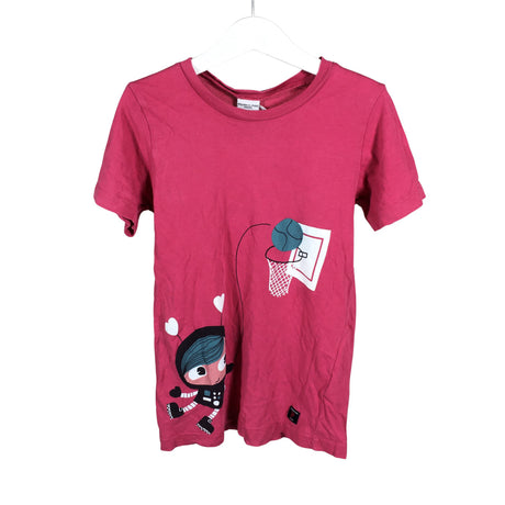 Unisex Polarn O. Pyret - T-särk, suurus 122 - 128 - Roosa ()