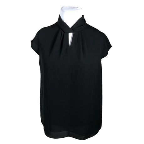 Unisex Your Face - Lühikeste käistega pluus, suurus 44 - Must ()